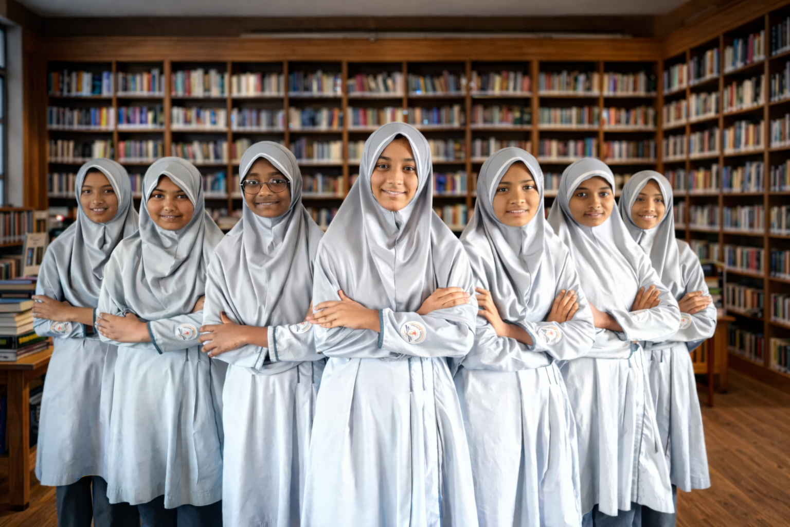 Children reading and learning together